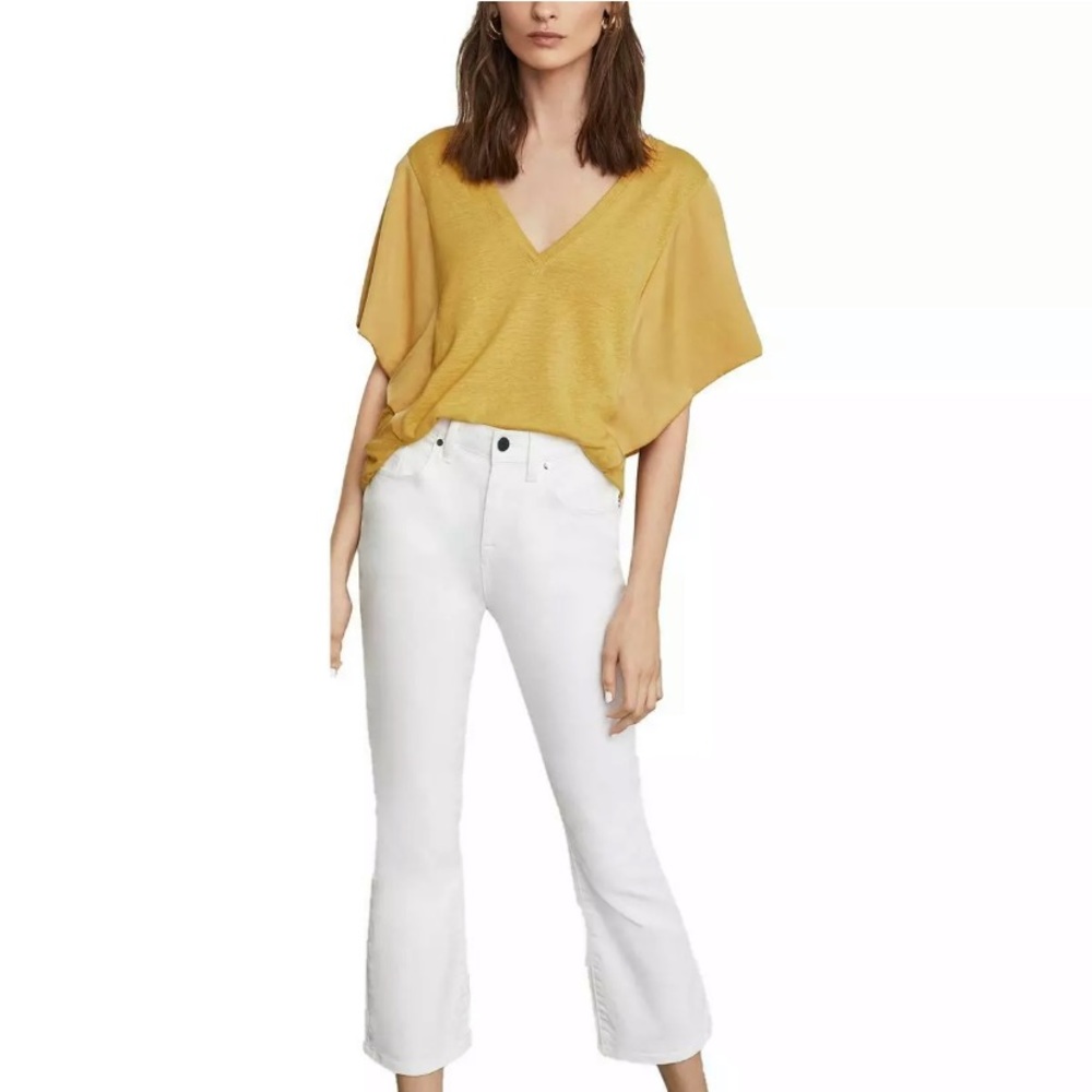 NWT BCBGMaxAzria High Rise Cropped Jeans Size 26